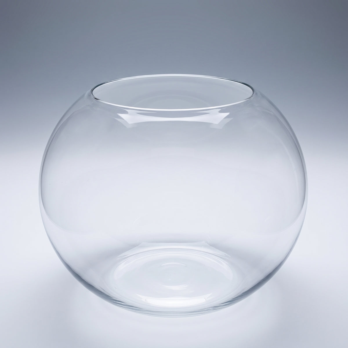 Glass Bowl with Thickened Body Versatile Spherical Fishes Bowl Easy to Clean Glassware for Simplicity Lovers, Tabletop, Desk