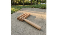 Wood Instrument Block with Handle Hardwood Resonant Percussion Instrument for Young Children