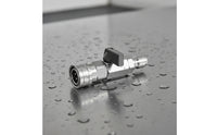 Inline Shutoff with Lever Handle Metal Hose Connector Leakproof Car Wash