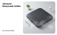 Extra Thick Gel Seat Cushion Breathable Design Honeycomb Cushion High Elasticity for Office Workers, Students, Gaming, Travel, Stadium