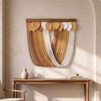 Macrame Wall Hanging Textured Macrame Wall Simple to Hang to   for Living Room, Bedroom, Studio