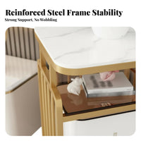Multi-Functional Robot Vacuum Stand Space-Saving Robot Vacuum Enclosure Stable Frame Storage Rack Easy Assembly for Apartment Dwellers, Homeowners, Living Room, Next to Sofa, Bedroom, Hallway
