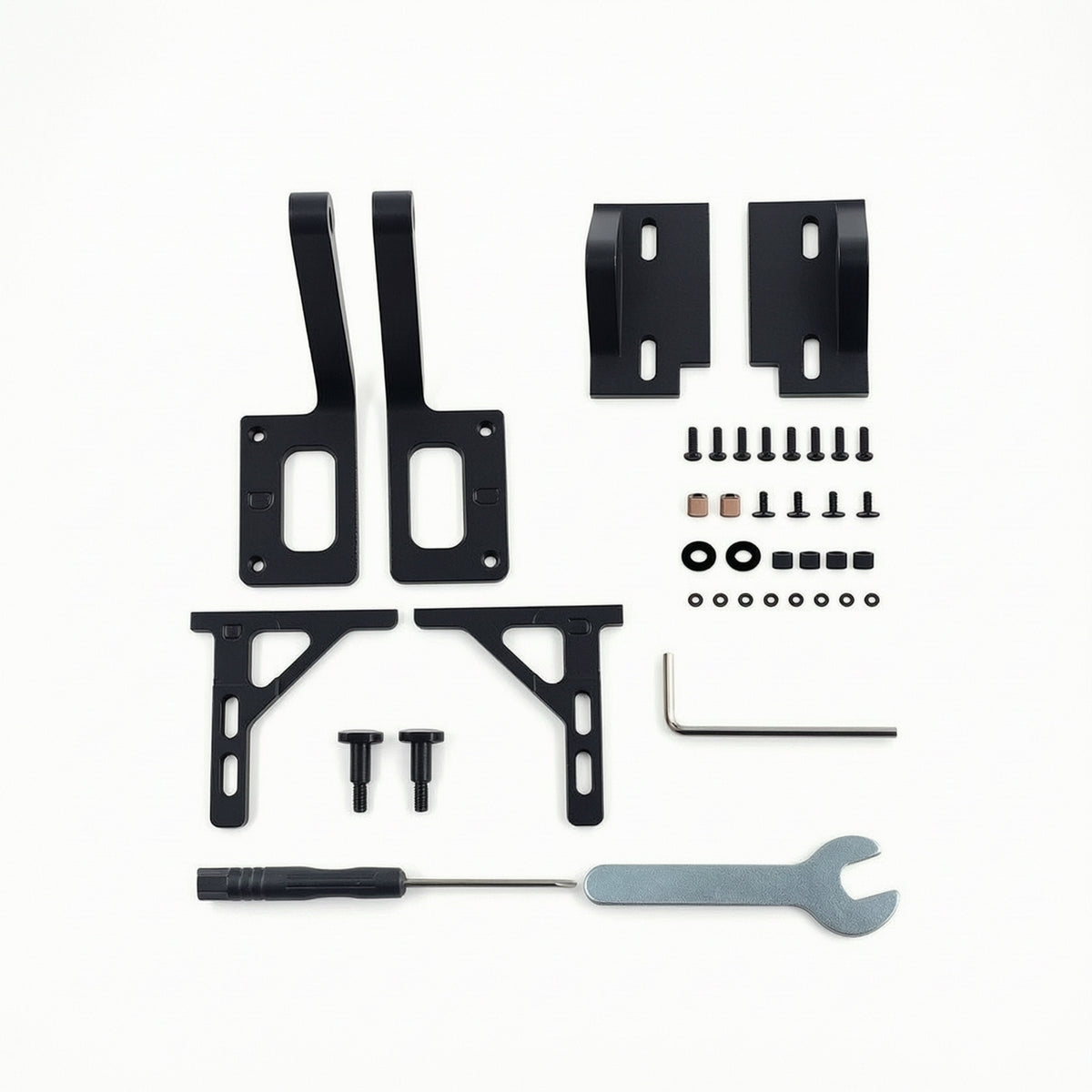 Enclosure Hinge Kit with Tools Easy Installation Hinge Plate Kit Heavy Duty Hardware for 3D Printer Enclosures, Equipment Cabinets