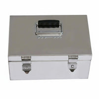 Heavy-Duty Combination Lock Box Large Capacity Portable Safe Box with Handle Lockable Case Donation Slot for Business Owners, Event Organizers, Office, Market Stall, Retail Shop, Dorm Room