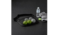 Ball Bag with Mesh Panel Handsunrestricted Ball Bag with Mesh Pocket Sports Gear Pouch with Waist Strap Zippered for Coaches