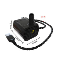 USB Cat Drinking Fountain Pump Easy Installation Cat Water Fountain Pump Compatible Submersible