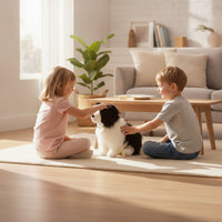 Stuffed Border Collie Realistic Stuffed Dog Stuffed Dog Standing Plushie Soft for Children, Playroom, Nursery