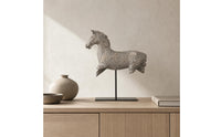 Tabletop Horse Ornament Textured Home Contemporary Style