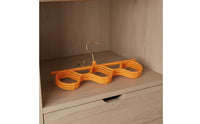Foldable Scarf Hanger Space-Saving Hanging Scarf Organizer Non-Slip Closet Accessory Storage Hanger