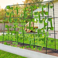 Garden Trellis for Climbing Plants and Sweet Pea, Heavy Duty Polyethylene Garden Netting Mesh, Large Plant Support, Durable Cucumber Trellis