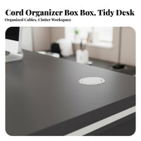 Executive Desk with Drawers Spacious Desktop Modern Executive Desk with Storage Multi Functional Computer Table for Executives, Adults, Study, Bedroom