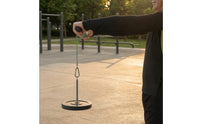 Long-Lasting Arm Roller with Hanging Cord Compact Forearm Training Device with Weight Plate Attachment Stainless Steel Rotator Machine Smooth for Home Gym