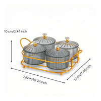 Easy to Clean Divided Serving Tray with Lid and Handle Tabletop Divided Snack Tray with Lid Portable Platter Clear for Coffee Table, Living Room