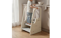 Non-Slip Children's Bathroom Step Stool BPAsafe Toddler Step Stool Detachable Slide for Toddlers, Toilet Training