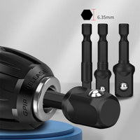 3 Pieces Oxidized Finish 1/2 Socket Adapter Cr-V Steel 3/8 Socket Adapter Heat-Treated Power Tool Accessory Forged for Electric Power Tools, Screwdrivers