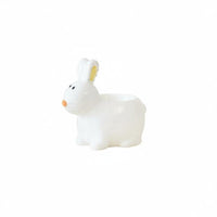 Embossed Details Ceramic Egg Cup High-Temperature Fired Ceramic Rabbit Egg Cup Durable Tableware Easy to Clean for Children