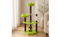 Multi-Level Feline Climbing Frame Compact Feline Condo Climbing Structure Soft Pet Furniture Transparent for Cats
