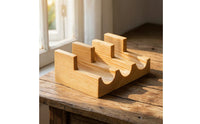Wooden Sushi Serving Stand Compact Sushi Display Stand Sturdy Rack Reusable for Japanese Restaurants