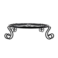 3 Pieces Wrought Iron Plant Stand Heavy Duty Metal Flower Pot Holder Rust-Proof