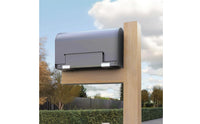 2 Pieces Mailbox Mounting Bracket Aluminum Mailbox Bracket with Screws Hardware Heavy-Duty Universal for Outdoor