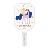Lightweight Kids Pickleball Paddle Set Cute Designs Cartoon Pickleball Paddle Comfortable Grip for Family, Backyard, School Playground, Park