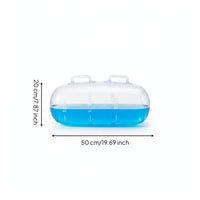Transparent Portable Training Weight Bag Foldable Cylindrical Exercise Water Bag