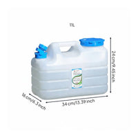 Food Grade PE Water Container Leak Resistant Water Jug with Faucet Easy to Clean for Car Travel