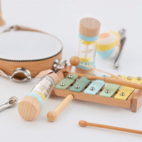 8 Pieces Percussion Set with Xylophone Early-Learning Young Child Instrument Set Preschool for Young Children
