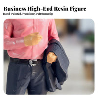 2 Pieces 1:64 Scale Figures Highly Detailed 1:64 Scale Figure Business People Miniatures Collectible Resin Model Person