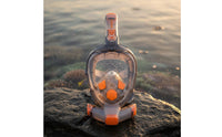Anti Fog Dry Top Snorkel Mask Separate Ventilation System Water Sports Gear for Adults