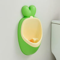 Wall-Mounted Boy's Urinal Easy to Clean Boys Standing Urinal Spill-Resistant Wall-Mounted Kids Toilet for Young Children
