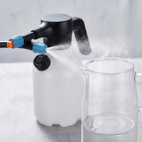 Portable Electric Spray Bottle Adjustable Electric Pump Sprayer Ergonomic Spray Bottle with Charging Cable Fine Atomization for Gardeners, Car Detailers