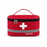 First Aid Bag Lightweight First Aid Kit Bag Organizer Zippered Multi-Purpose for Travelers, Home, Camping