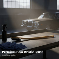 Long Handle Wheel Brush Sturdy Fibers S Long Handle Tire Brush Gentle on Finishes for Professional Car Care Specialists, Vehicle Maintenance, Garage