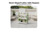 Installationno-assembly Foldable Lattice Rack Easy Assembly Tiered Plant Holder Room Divider Function Garden Furniture Space-Saving for Gardeners, Apartment Dwellers, Homeowners, Balcony, outdoordoor, Indoor, Corner