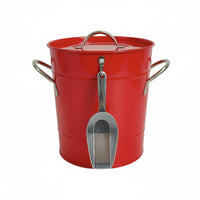Ice Pail with Scoop Side Handles Home Storage Lid Included
