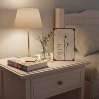 Gift Idea Hope Flower Hope Sign Distressed Finish Hope Flower Wall Sign
