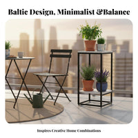 Nordic design Multi-Tier Plant Stand Floor-Standing Multi-Tier Pot Stand Minimalist Design botanical storage areaSaving for homeowners, Gardeners, Living Room, Balcony, Bedroom, Corner