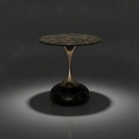 Pedestal Side Table Modern Pedestal Side Table Minimalist Furniture for Living Room, Bedroom, Reading Corner