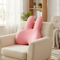 Bunny Protrusion Support Pillow Ergonomic Support Pillow Body-Contouring Back Support Pillow for Office Workers, Commuters, Desk Work