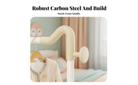 complimentarystanding Garment Rail with storage areaSaving for children