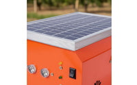 Twin Power Solar High-Frequency Sound Bird Repeller Low Voltage Voice Bird Repeller Rechargeable Battery Pigeon Repellent Device Rainproof for Farmers, Orchard Owners, Farm