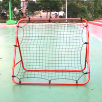 Foldable Soccer Rebound Net with Metal Frame Portable Soccer Rebound Net Adjustable for Backyard