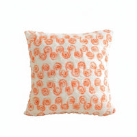 Ribbon Embroidery Pillow Cover Nordic Inspired Design