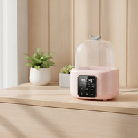 Baby Bottle Warmer and Sterilizer Multi-Function Bottle Warmer and Sterilizer Infant Meals Heater Compact Appliance Safe