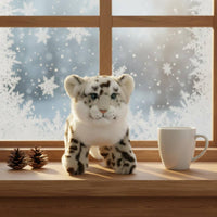 Snow Leopard Stuffed Animal Soft-Textured Snow Leopard Stuffed Toy Toy for Kids