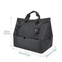 Detachable Bike Basket Easy to Install Pet Carrier Bike Basket Heavy Duty for Grocery Shopping, Picnics