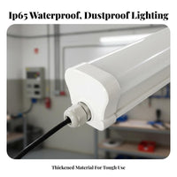LED Tri-Resistant Light Low Temperature Resistant Water Resistant Tube Light Dust Resistant Linear Workshop Lamp for Contr Alternating Current Tors
