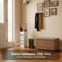 Umbrella Stand Waterproof Umbrella Storage Bin Space-Saving for Apartment Dwellers, Business Owners, Lobby, Hallway, Mudroom