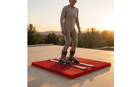 Interlocking Dry-Land Ski Training Board Slim Ski Training Board with Bristles Flexible Practitioner Compact for Skiers